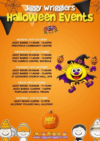 Jiggy Wrigglers South Ayrshire Halloween Parties